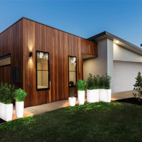 Blomsterkrukker med lys