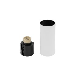 Mono, S, Pbygningsspot Hvid/sort