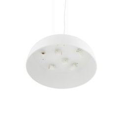 Satellite pendant M, hvid 