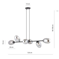 PANDORA 6 Sort/grafit