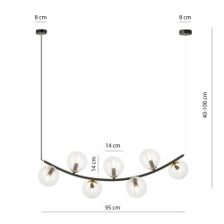 RITZ 7 Sort/Transparent 