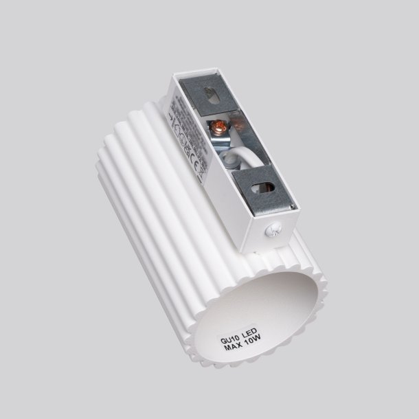 Karbon 10 Hvid, vglampe