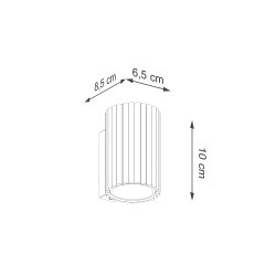 Karbon 10 Sort, vglampe