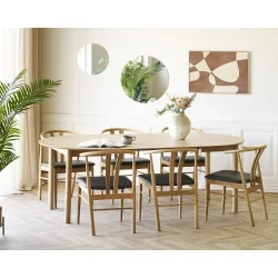 Bundaberg, egetrsfiner bord med udtrk inkl. plader. 