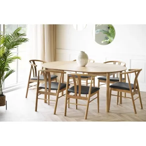 Bundaberg, egetrsfiner bord med udtrk inkl. plader. 