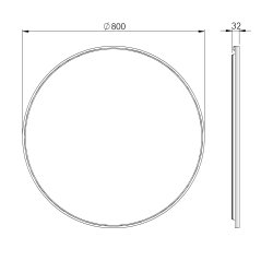 Siena, Mat bronze, 80