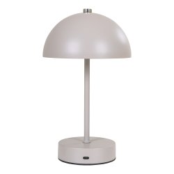 Holt, LED bordlampe, genopladelig, sand/stl