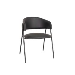 Lina stol, sort kunstlder