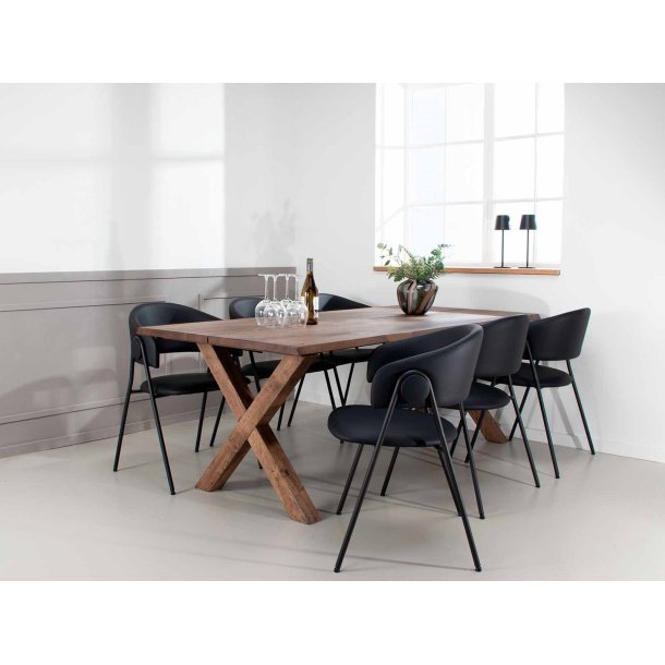 Lina stol, sort kunstlder