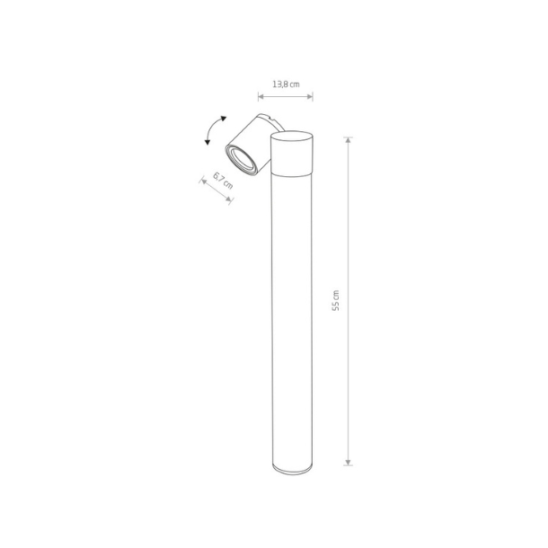 Sokkel lampe, GU10 pullert