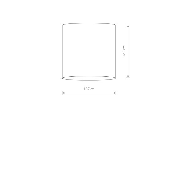 POINT Tone, Hvid/Guld �12,7 cm 