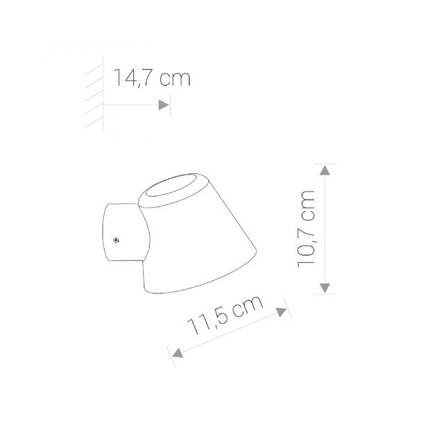 Vglampe, SOUL, inde- og udendrslampe GU10