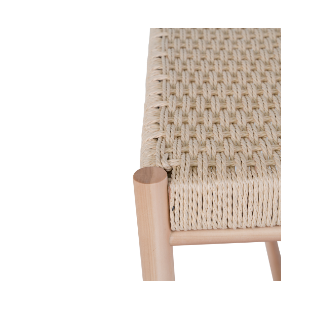 Abano taburet, natur