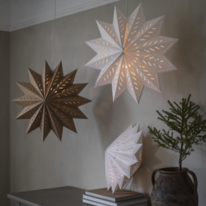 ALFA Hvid Julestjerne 60 cm