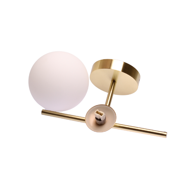 Aralia, vglampe med glaskuppel