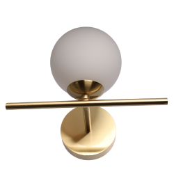 Aralia, vglampe med glaskuppel