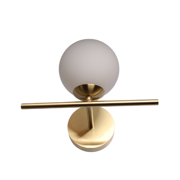 Aralia, vglampe med glaskuppel