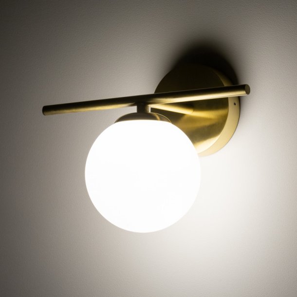 Aralia, vglampe med glaskuppel