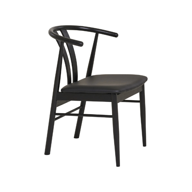 Artenara spisebordsstol, sort 