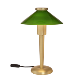 August GRN/messing bordlampe