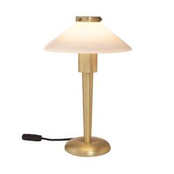 August HVID/messing bordlampe