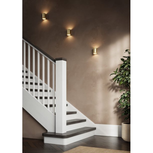 Aura, brstet messing 