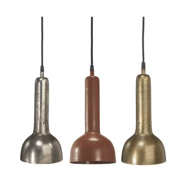 Metal pendel, BainBrigde, flere farver 