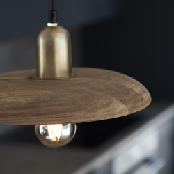 BLISS nature med guld, E27 pendel lampe