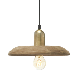 BLISS nature med guld, E27 pendel lampe