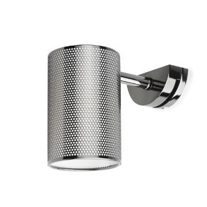 Spejllampe, CIRCULO  Sort Krom 