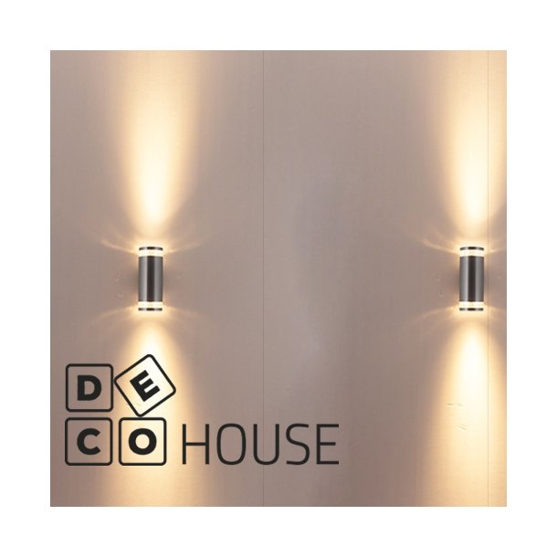 GRI 2xGU10 vglampe-Antracitgr