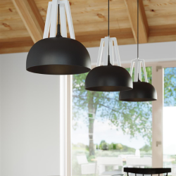 Pendel metal &amp; tr, CASCO, "Black &amp; White"