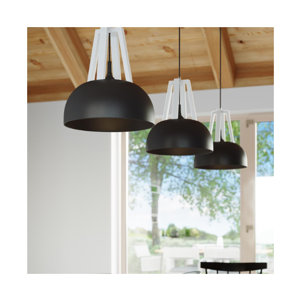 Pendel metal &amp; tr, CASCO, "Black &amp; White"