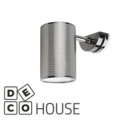 Spejllampe, CIRCULO  Sort Krom 