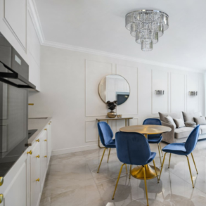 Cristal L, Krystallampe - lysekrone - med slv krans 