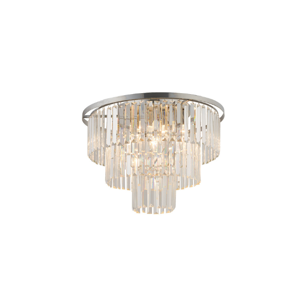 Cristal M, Loftlampe med slv krans 