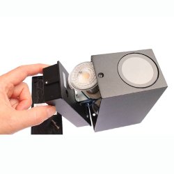 CUBA  1xGU10 vglampe-sort