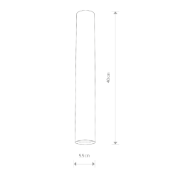 EYE Brass Cylinder L pbygningsspot