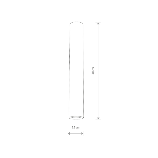 EYE Brass Cylinder L pbygningsspot