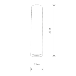 EYE Brass Cylinder M pbygningsspot