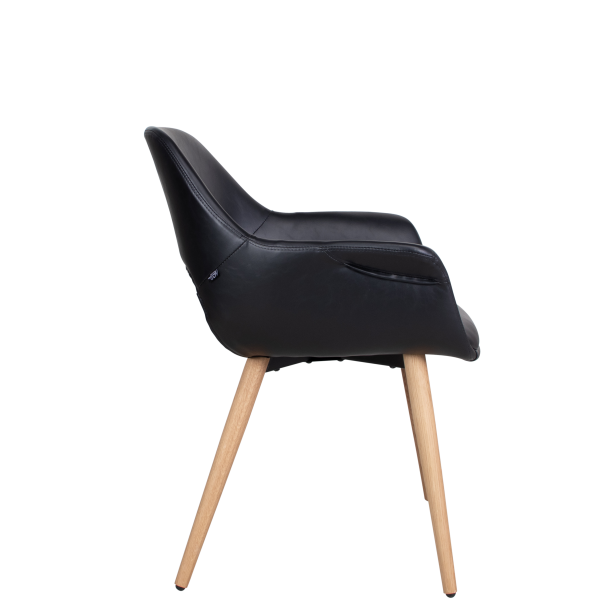 Fenja, Sort PU med trben 