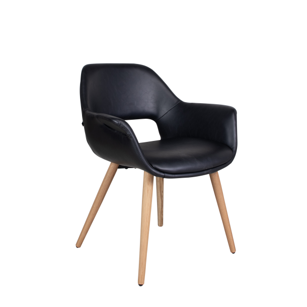 Fenja, Sort PU med trben 