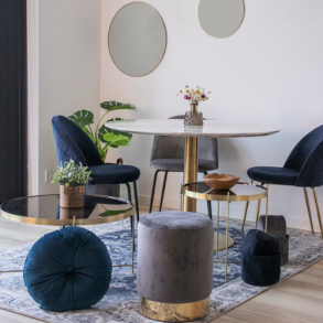 Geneve spisebordsstol, Bl� 