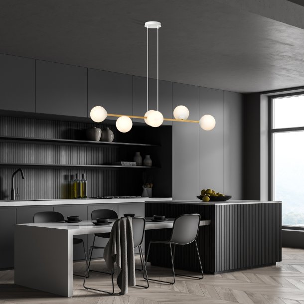 GRAVITY 6 BL Guld/hvid/opal