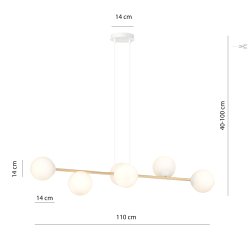 GRAVITY 6 BL Guld/hvid/opal