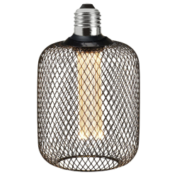 GRID, cylinder, E27 deko pre med metalgitter 