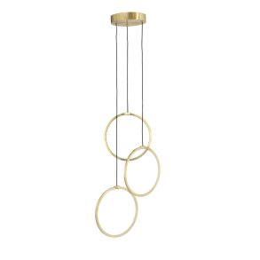 Halo, brstet messing