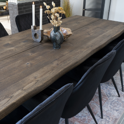 Harbo, stol, sort velour