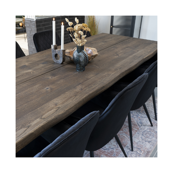 Harbo, stol, sort velour