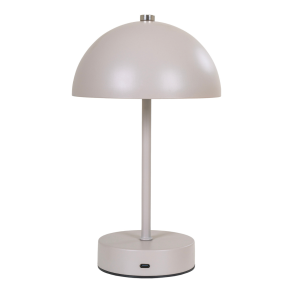 Holt, LED bordlampe, genopladelig, sand/stl